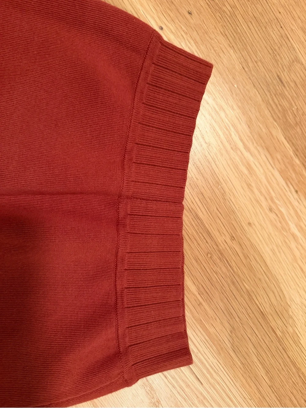 Simon Miller Midi Knit Pencil Skirt in Deep Red